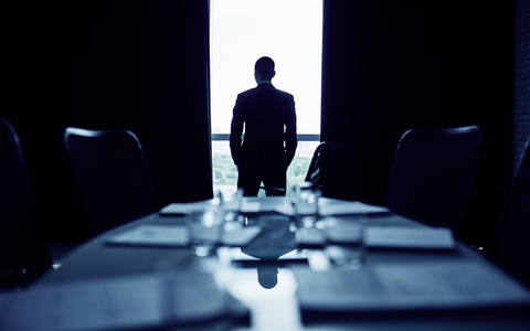 Businessman silhouette Businessman silhouette