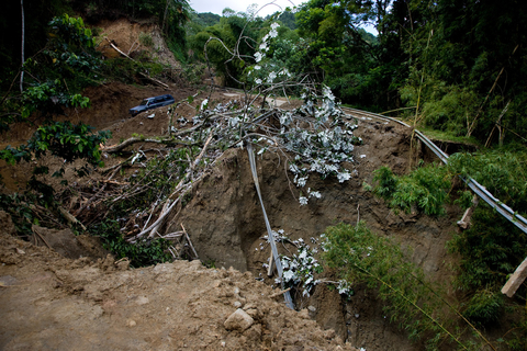 Hurricane damage in Puerto Rico Hurricane damage in Puerto Rico