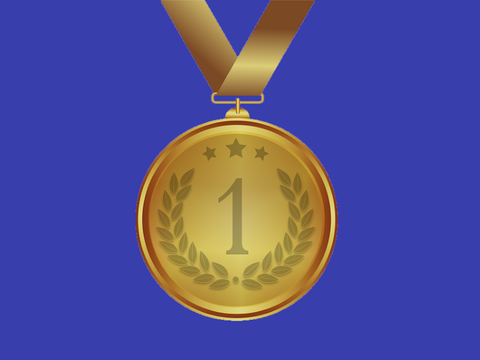 Medal with blue background (Pixabay) Medal with blue background (Pixabay)
