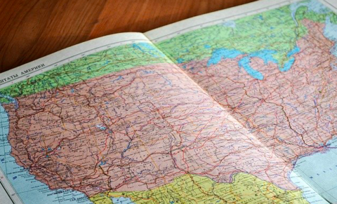 US map US map