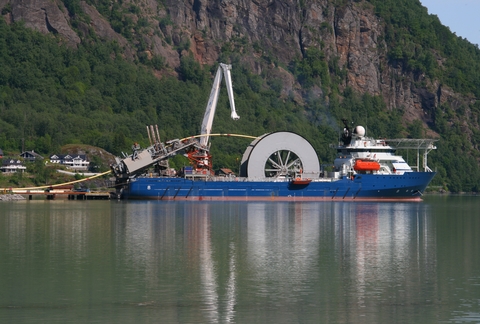 subsea cable ship underwater cable ship