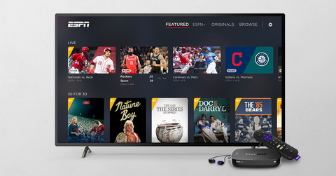 ESPN+ on Roku ESPN+ on Roku