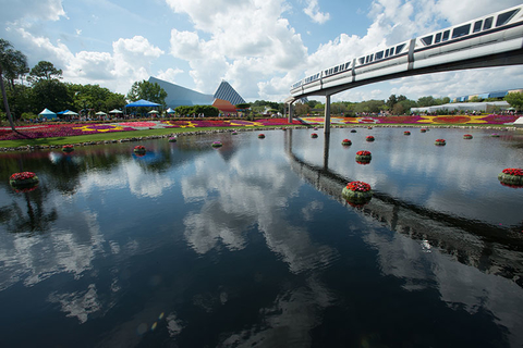 Epcot Disney World Getty Monorail at Epcot in Walt Disney World