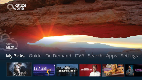Altice-One Altice One interface