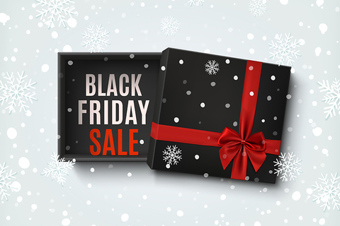 black friday // Photo by shmell_c4/iStock/Getty Images Plus/Getty Images black friday concept