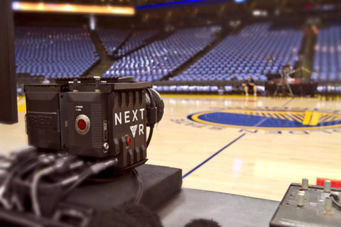 NextVR virtual reality camera NBA sports arena (NextVR) NextVR camera