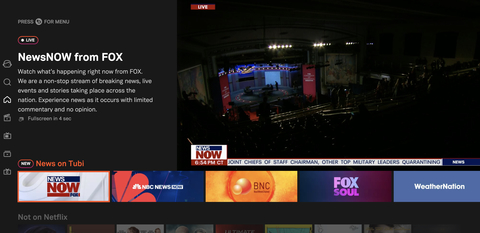 News on Tubi News on Tubi