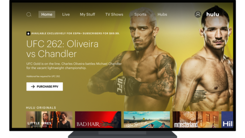 Hulu ESPN+ UFC Hulu ESPN+ UFC