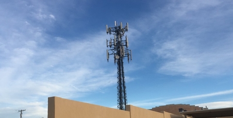 Cell phone tower macro site (Mike Dano / FierceWireless) Cell phone tower macro site (Mike Dano / FierceWireless)