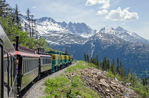 train in Yukon Canada train in Yukon Canada