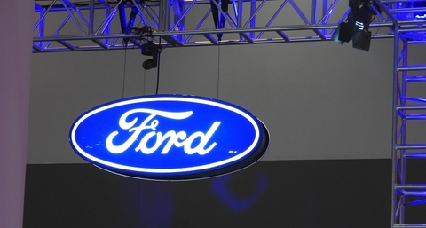 Ford sign at CES Ford sign at CES
