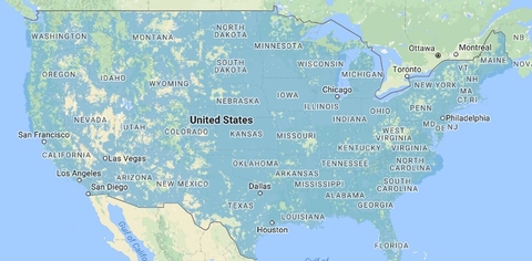 U.S. Cellular coverage area (U.S. Cellular) U.S. Cellular coverage area (U.S. Cellular)