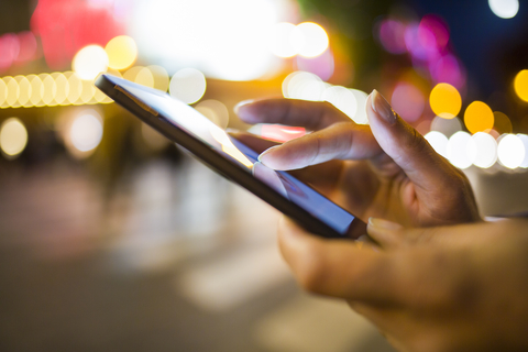 Smartphone use (credit: Getty/LDProd) Woman using smartphone