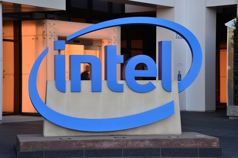 Intel Intel sign
