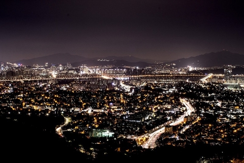 South Korea City at Night, SOuth Korea