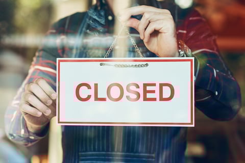 closed sign closed sign