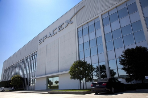 SpaceX building SpaceX building