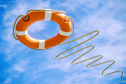 Throwing a lifeline Throwing a life preserver