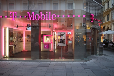 T-Mobile store front T-Mobile store front