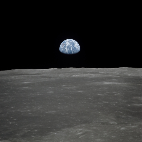 Moon with view of Earth NASA Moon with view of Earth NASA