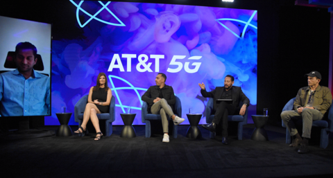 AT&T WarnerMedia Lab 5G panel AT&T WarnerMedia Lab 5G panel
