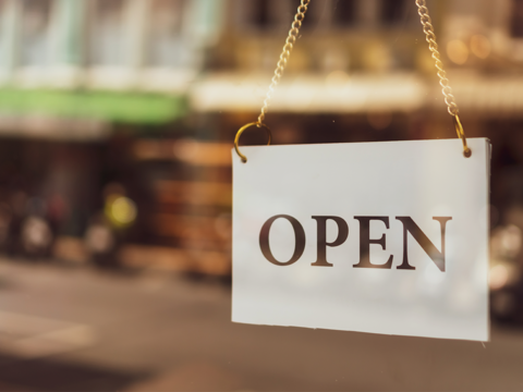 Open sign business open sign