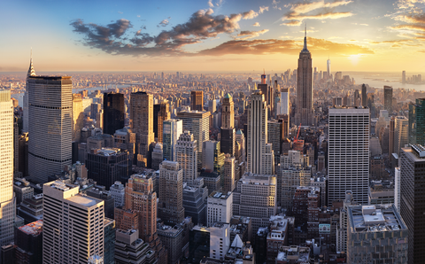 New York City skyline Skyline of Manhattan