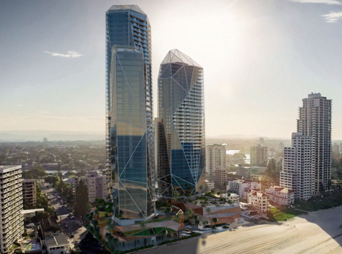 Jewel Residences and Wanda Vista Hotel exterior rendering Wanda Hotel Development saw a $55-million jump in gains after selling London-based Wanda International Real Estate.