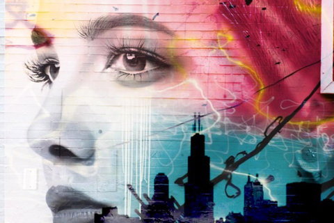 Hotel Chicago West Loop Street artists JC Rivera and Asend help remodel Hotel Chicago West Loop’s guestrooms.