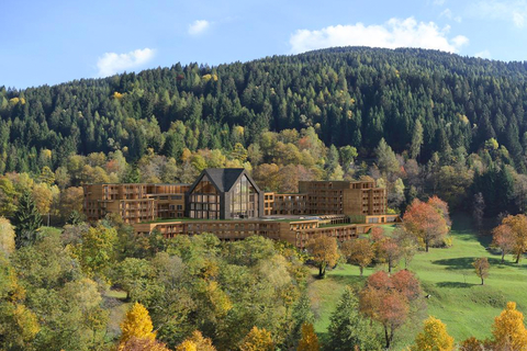 Lefay Resort and Spa Dolomiti Alberto Apostoli designs Lefay Resort and Spa Dolomiti in the ski region of Madonna di Campiglio, Italy