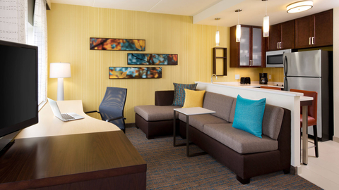 A guestroom in the Residence Inn by Marriott in Wilmington, Delaware The all-suite Residence Inn Wilmington Downtown will operate as a Marriott franchise, owned and managed by Canon Hospitality Management.