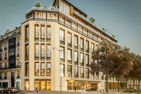 Bvlgari Hotel Paris Antonio Citterio Patricia Viel inspired by Parisian Haussmann style for Bvlgari Hotel Paris.