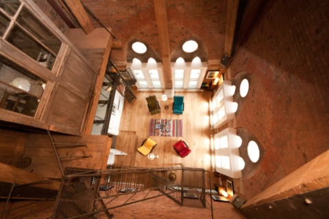 St. Pancras Airbnb Guests can stay at an apartment in St. Pancras Station in London