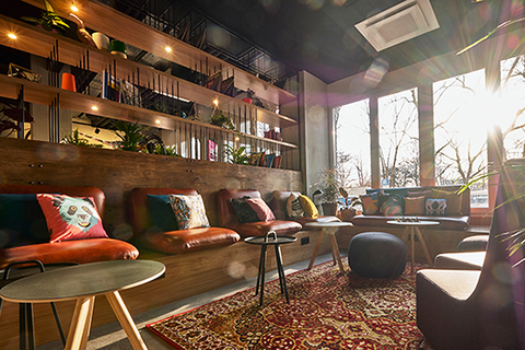 Moxy Berlin Humboldthain Park JOI-Design crafts Moxy Berlin Humboldthain Park hotel with a laidback aesthetic.
