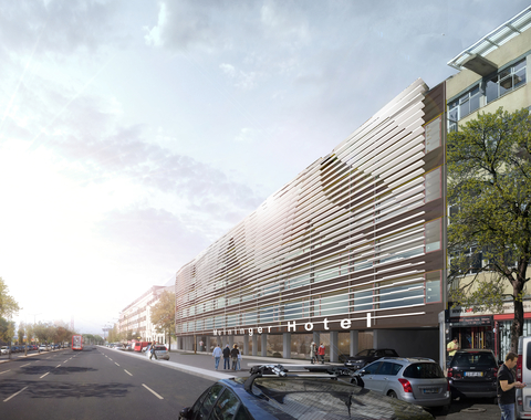 Meininger Lisbon, Portugal rendering Meininger Hotels, a subsidiary of Cox & Kings, has signed an agreement with project developer Nelson Canal Portugal to develop a new Meininger hotel in Lisbon's Santos quarter.