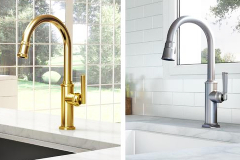 Newport Brass Newport Brass, manufacturer of brass faucets and accessories for the kitchen and bath, introduced three new kitchen suites.