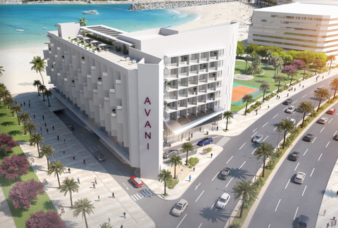 Avani Al Marjan Island Ras Al Khaimah Resort, UAE exterior Crowngate International has begun its plans to meet tourist demands for affordable luxury four-star hotels in RAK.