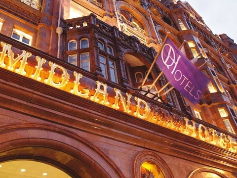 The Midland, Manchester, UK exterior Cindat and Aprirose are in talks to acquire 50-percent stakes in the hotel portfolio worth over $660 million.