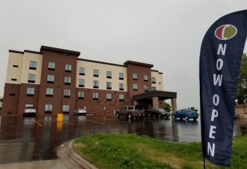 Cobblestone Hartford, Wis. The 60-room hotel was built by BriMark Builders, and is operated by WHG Companies.