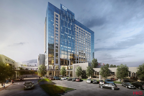 Hyatt Regency Stonebriar Sam Moon Group is the hotel developer; Brasfield & Gorrie is the contractor; HKS is the architect; and Looney & Associates is managing the interior design.