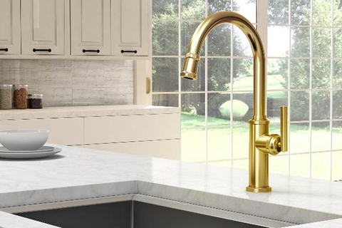 Heaney collection With squared, faceted details on both the base and at the end of its curved spout, the Heaney is distinguished by its minimal yet multidimensional feel.