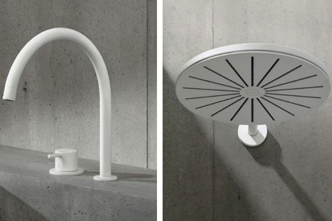 Vola The new matte white finish enables specifiers to use the faucet in different environments with a variety of themes and materials.