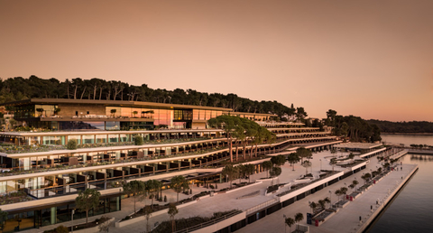 Grand Park Hotel Rovinj Image of the hotel overlooking the water