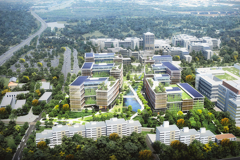 The Seam Pickard Chilton to master plan, design urban development in Stuttgart, Germany.