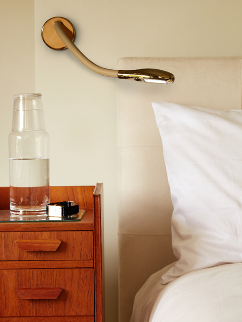 Cirrus wall light The Cirrus wall light’s flexible stem gives the user the ability to position the light exactly where needed.