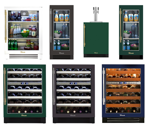 True Residential Previously available for full-size units only, the collection of custom finishes and hardware is now applicable to the brand’s assortment of undercounter units.