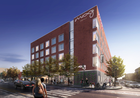 Moxy Austin A rendering of Moxy Austin