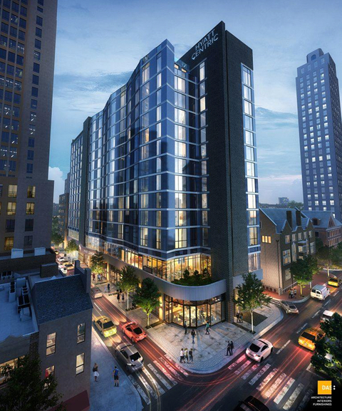 Hyatt Centric Philadelphia First Hyatt Centric hotel tops out in Philadelphia.