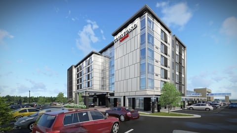 Courtyard by Marriott Burlington The 135-room hotel will operate as a Marriott franchise, owned by Burlington Hotels Group and managed by Burloak Hospitality Management.