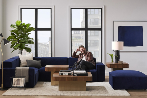 Bobby Berk collection The Bobby Berk Collection includes pieces for the living room, bedroom and dining room.